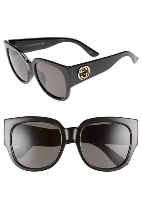 gucci 55mm square sunglasses.